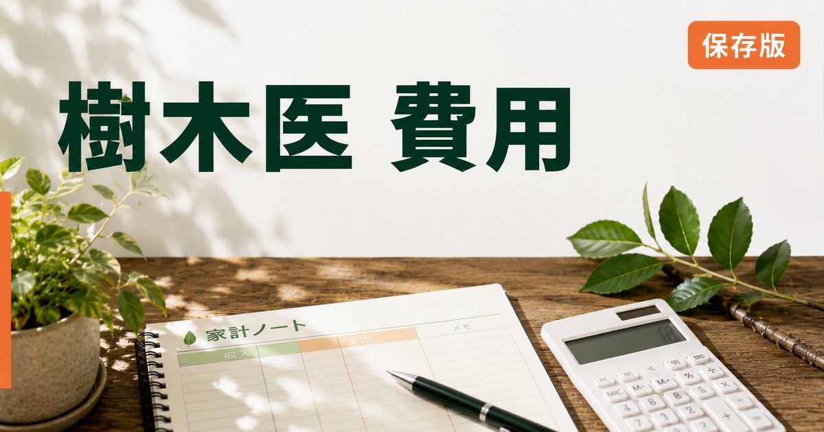 樹木医 費用 完全ガイドのアイキャッチ