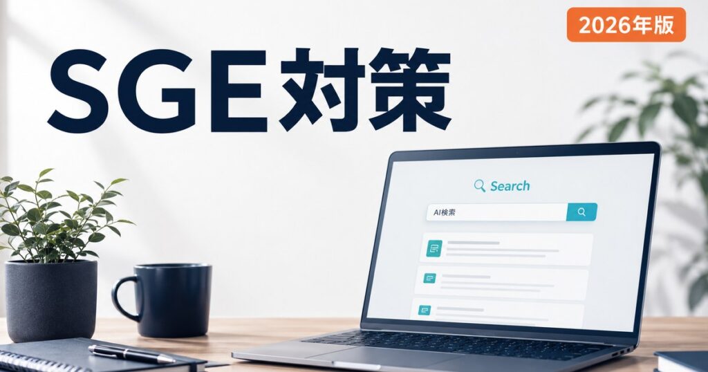 SGE対策 完全ガイドのアイキャッチ