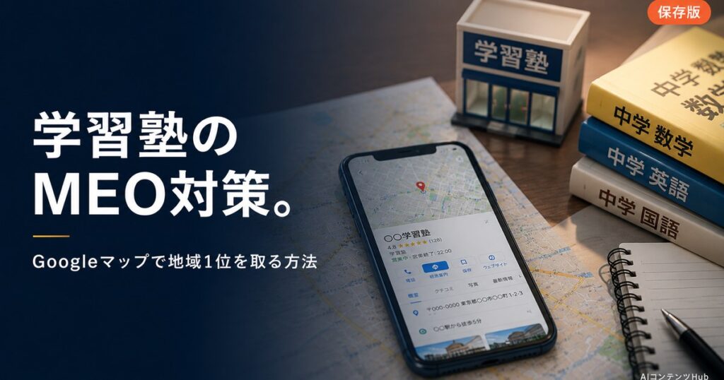 学習塾 MEO 完全ガイドのアイキャッチ