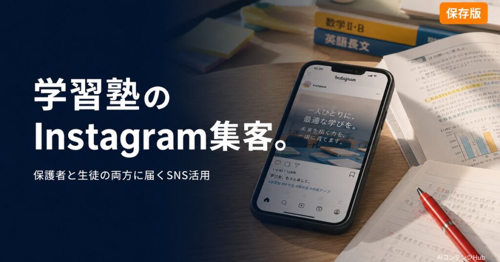 学習塾 Instagram集客のアイキャッチ