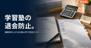 学習塾 退会防止 完全ガイドのアイキャッチ