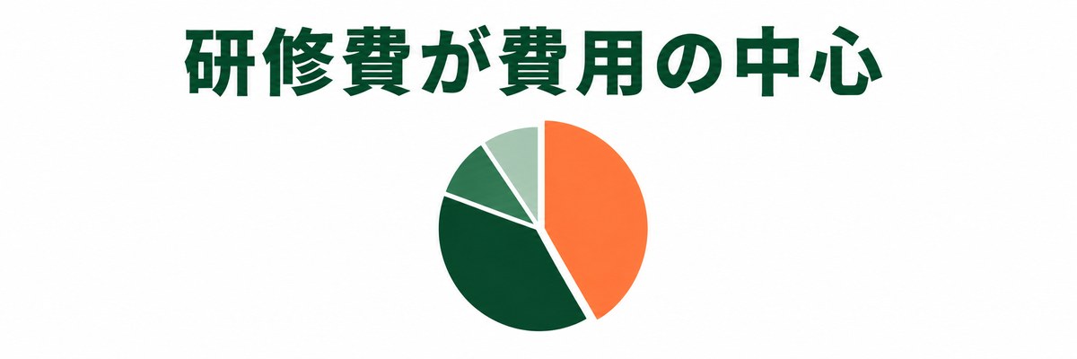 研修費が費用の中心