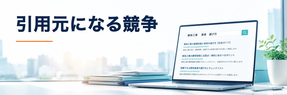 まとめ｜引用元になる競争