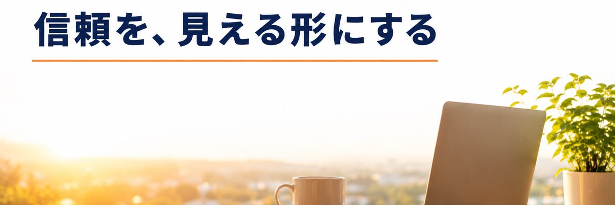 まとめ|信頼を見える形にする