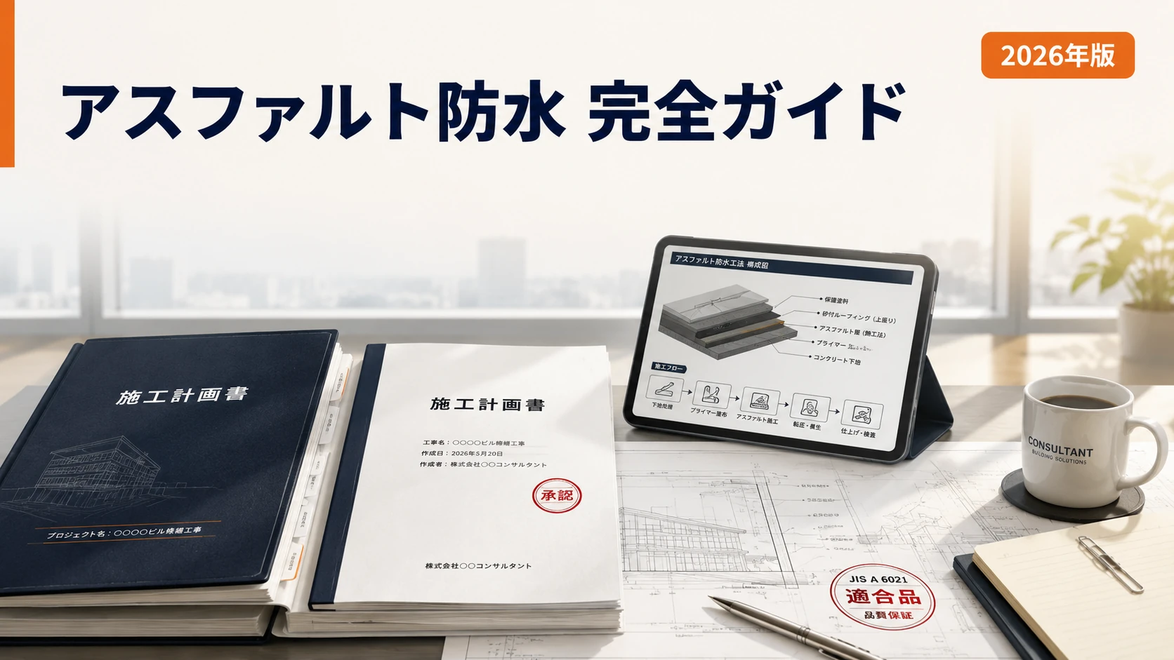 防水工事業|アスファルト防水