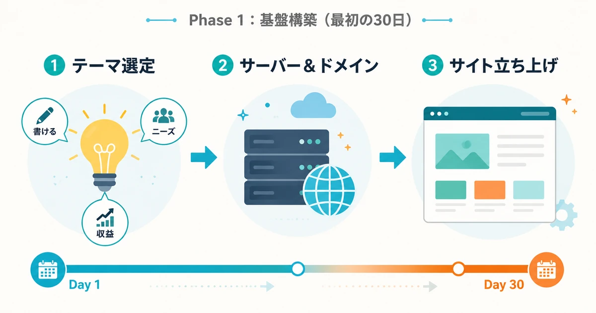 Phase 1：基盤構築（最初の30日）